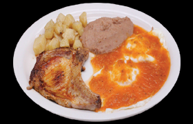 Pork Chop & Eggs